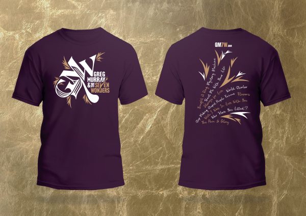 Greg Murray & The Seven Wonders T-Shirts (including shipping)